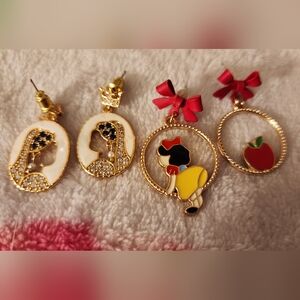 Disney Snow White Earring Bundle
